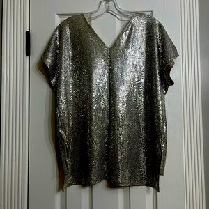 Woman’s sequins blouse.